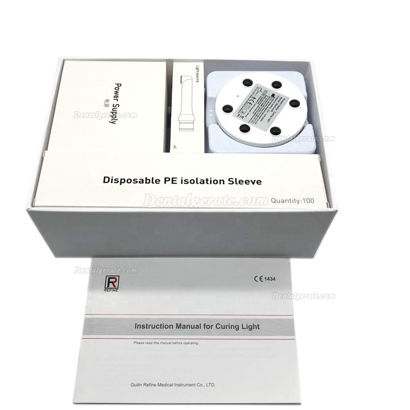 Refine MaxCure9 LED Polymerisationslampe Kabellos Breitspektrum-H&auml;rtungslicht